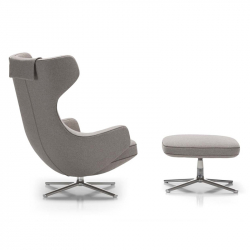 GRAND REPOS & OTTOMAN fabric - Easy chair - Designer Furniture - Silvera Uk