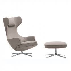 GRAND REPOS & OTTOMAN fabric - Easy chair -  -  Silvera Uk
