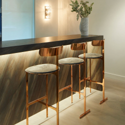 PARK PLACE - Bar Stool - Designer Furniture - Silvera Uk