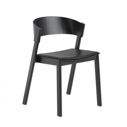 COVER SIDE CHAIR leather seat - Dining Chair - Designer Furniture -  Silvera Uk