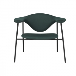 MASCULO LOUNGE 4 legs fabric - Easy chair - Designer Furniture -  Silvera Uk