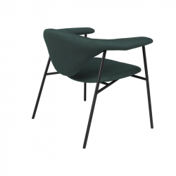 MASCULO LOUNGE 4 legs fabric - Easy chair - Designer Furniture - Silvera Uk