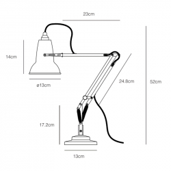 ORIGINAL 1227 MINI - Desk Lamp - Designer Lighting - Silvera Uk