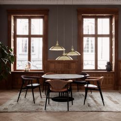 MASCULO DINING wood fabric - Dining Armchair - Designer Furniture - Silvera Uk