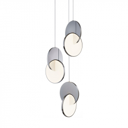 ECLIPSE CHANDELIER - Pendant Light - Designer Lighting -  Silvera Uk