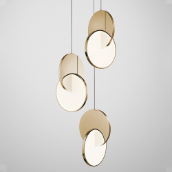 ECLIPSE CHANDELIER - Pendant Light - Designer Lighting - Silvera Uk
