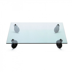 TAVOLO CON RUOTE Rectangular - Coffee Table - Designer Furniture -  Silvera Uk