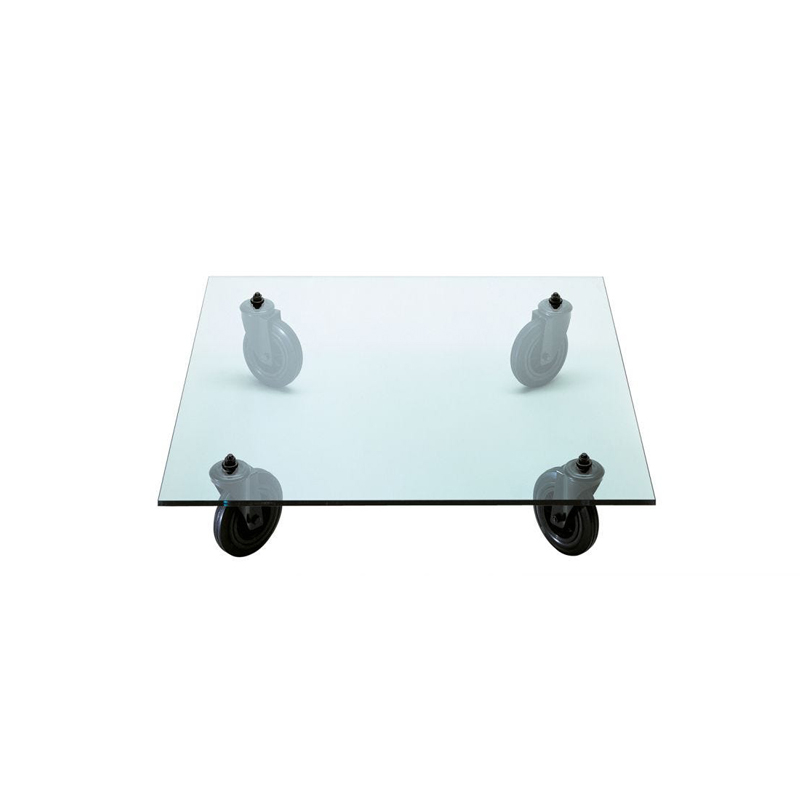 TAVOLO CON RUOTE Square - Coffee Table - Designer Furniture - Silvera Uk