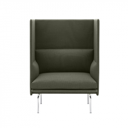 OUTLINE HIGHBACK 1 Seater - Easy chair - Designer Furniture -  Silvera Uk