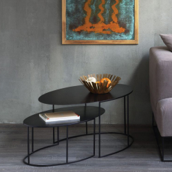 SLIM IRONY OVAL - Coffee Table - Designer Furniture - Silvera Uk