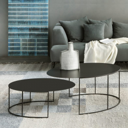 SLIM IRONY OVAL - Coffee Table - Designer Furniture - Silvera Uk