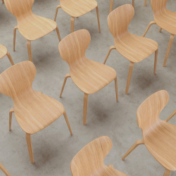 EARS wooden base - Dining Chair - Designer Furniture - Silvera Uk