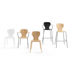 EARS metal base - Dining Chair - Designer Furniture - Silvera Uk