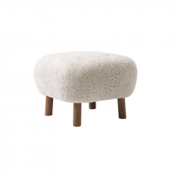 LITTTLE PETRA ATD1 Sheepskin - Pouffe - Designer Furniture -  Silvera Uk