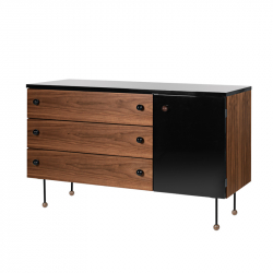 GROSSMAN 62 SERIES 3 drawers Dresser - Storage Unit - Designer Furniture - Silvera Uk
