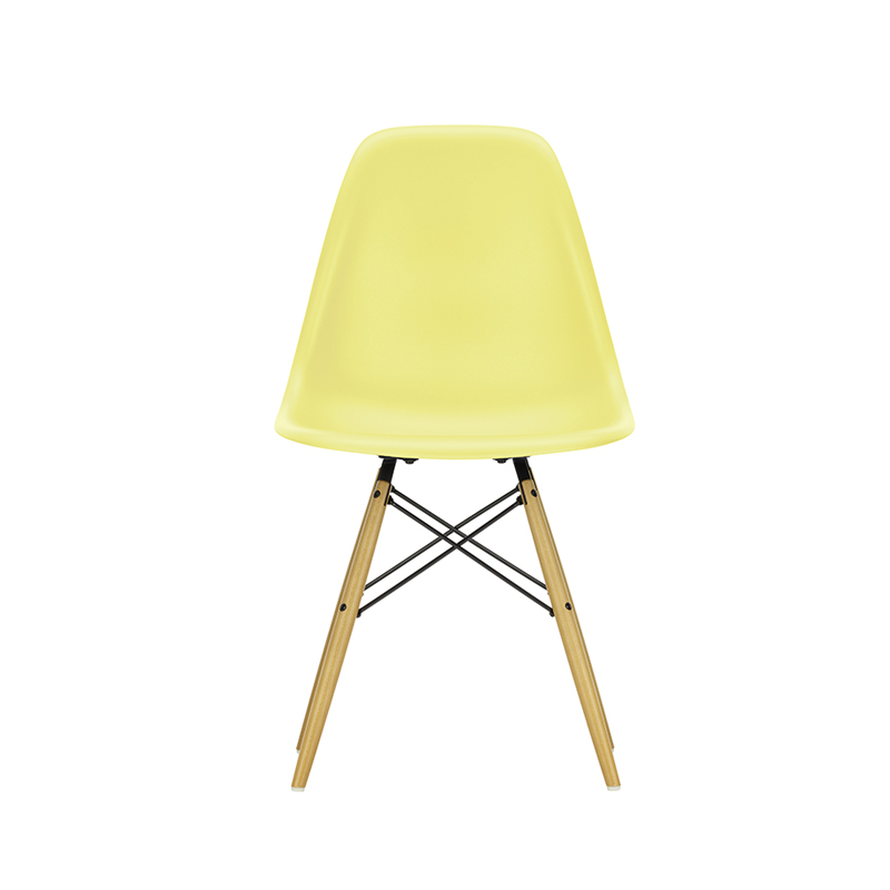 EAMES PLASTIC CHAIR DSW Golden maple - Dining Chair - Designer Furniture - Silvera Uk