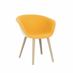 DUNA wooden legs - Dining Armchair - Designer Furniture -  Silvera Uk