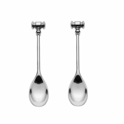 Set of 2 cuillères ouvre-oeuf DRESSED - Accueil -  -  Silvera Uk