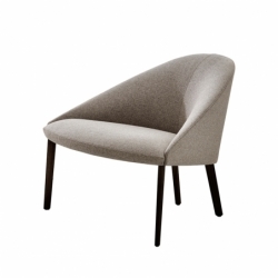 COLINA M wooden legs - Easy chair - Designer Furniture -  Silvera Uk