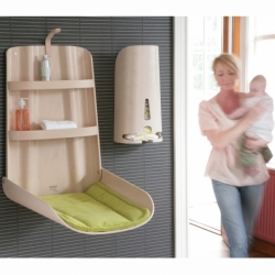 NATHI Wall-mounted baby-changing table - Table & Desk - Child - Silvera Uk