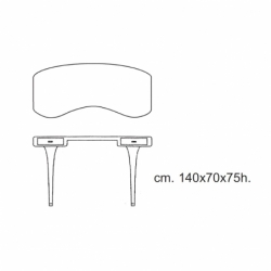 RIGA - Desk - Designer Furniture - Silvera Uk