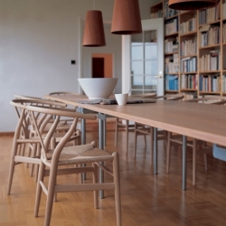 WISHBONE ARMCHAIR CH24 - Dining Armchair - Designer Furniture - Silvera Uk