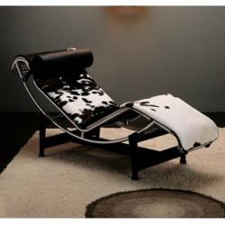 sunlounger LC4 spotted skin - Easy chair - Designer Furniture - Silvera Uk