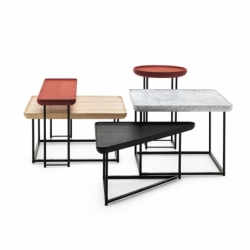381 TOREI square 61x61 H 41 marble - Coffee Table - Designer Furniture - Silvera Uk