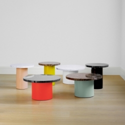 CT09 ENOKI Ø 55 x H 30 - Coffee Table - Designer Furniture - Silvera Uk