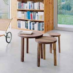 ALEX Set of 3 stackable tables - Side Table - Designer Furniture - Silvera Uk