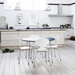 FOURMI 4 PIEDS coloured ash - Dining Chair - Designer Furniture - Silvera Uk