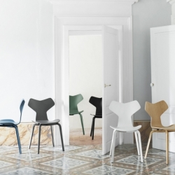 GRAND PRIX wooden legs - Dining Chair - Designer Furniture - Silvera Uk