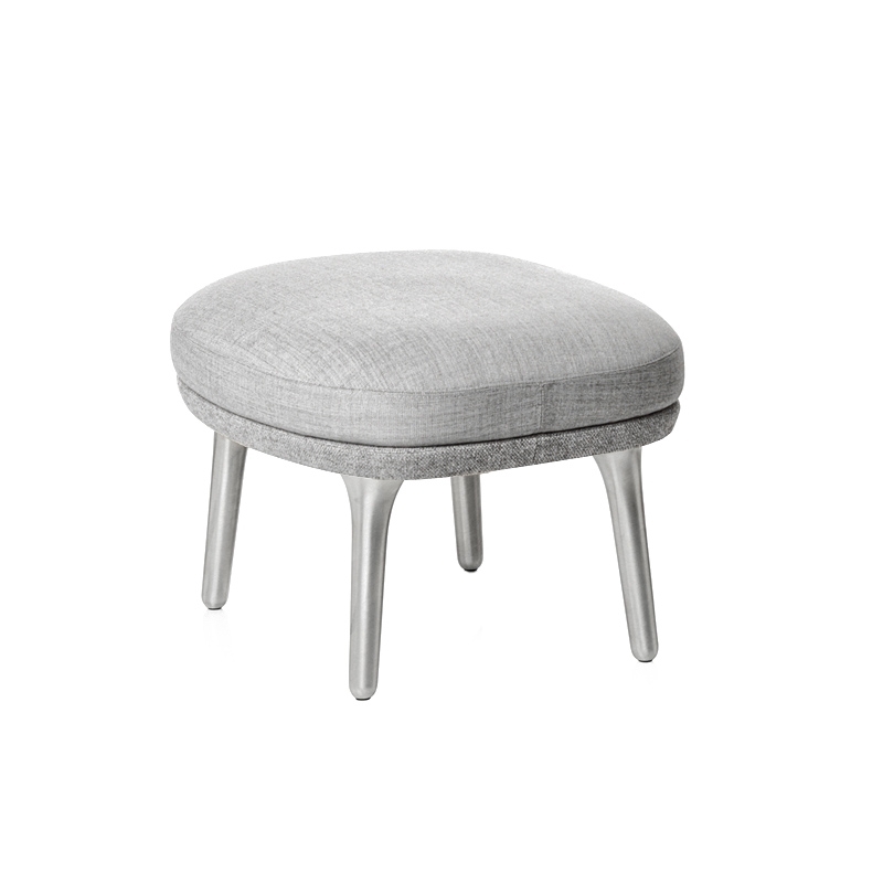 Footrest RO aluminium legs - Pouffe - Designer Furniture - Silvera Uk