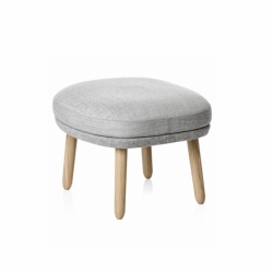 Footrest RO wooden legs - Pouffe - Designer Furniture -  Silvera Uk